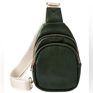 NWT Faux Leather Sling Bag